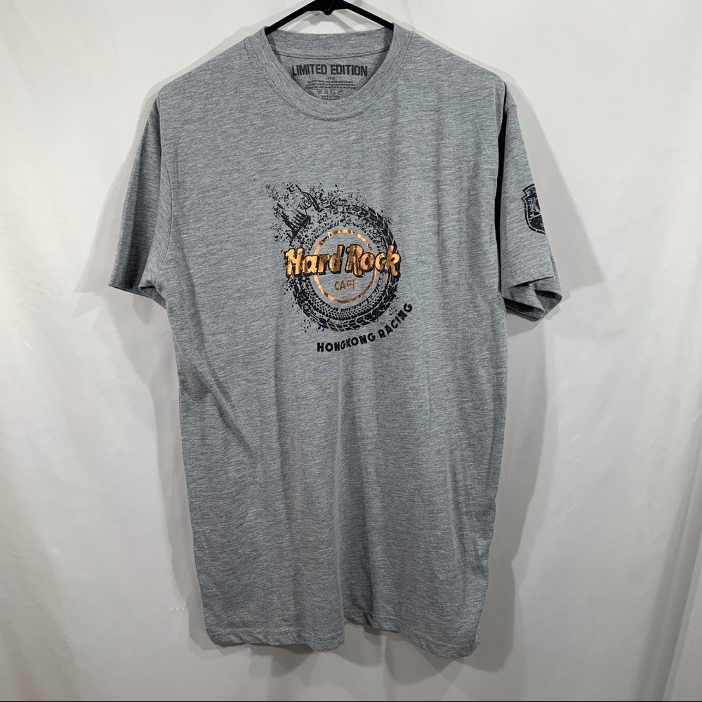 Hard Rock Cafe Men’s Size Large Hong Kong Racing T Shirt
